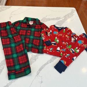 Christmas pajamas- Wondershop by TARGET 2 pair of Christmas pajamas size 2T